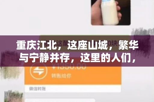 重庆江北，这座山城，繁华与宁静并存，这里的人们，勤劳与智慧同在。而在这片热土上，要账之事，也是生活中不可或缺的一部分。今天，就让我们来聊聊重庆江北的“要账”那些事儿。