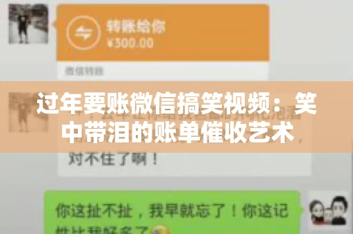 过年要账微信搞笑视频：笑中带泪的账单催收艺术
